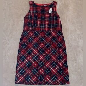 The Children's Place Blue and Red Pleated Sheath Dress